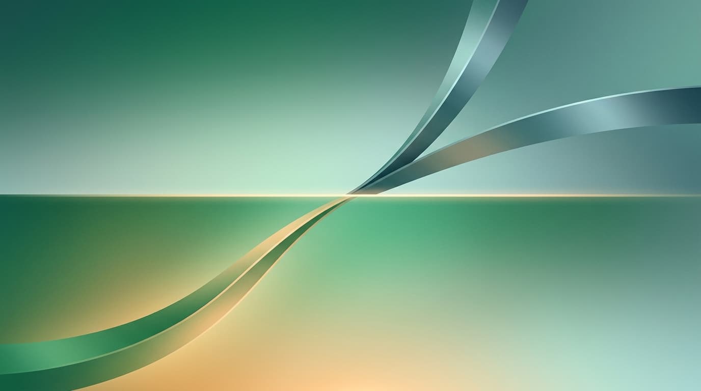 Abstract editorial illustration of a rising curve meeting a horizontal threshold line and splitting into two diverging branches above the line, against an emerald-to-amber gradient, evoking the point at which Division 293 adds a second tax slice to high-income super contributions.